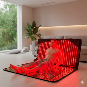 Rotlicht-Therapie decke 660 850 Nahinfrarot 180cm großer Ganzkörpertherapie-Schlafsack mit Schmerz linderung für Körper hände Füße - Product Image 2