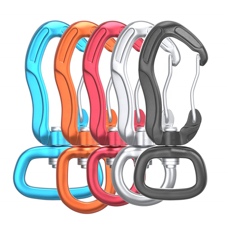 Алюминиевый поворотный карабин с вращающимся кольцом для домашних животных, поводок для собак, зажим для брелока (ST1350U)