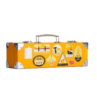 Valise carrée portable haut de gamme en carton, étanche, fabriquée en Chine, avec poignée et doublure en éponge pour l'emballage de bijoux
