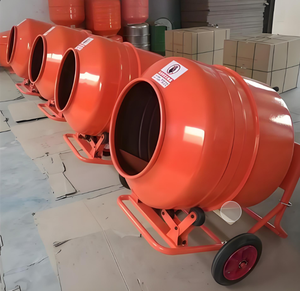 Mezcladora de Cemento y Mortero Eléctrica o a Gasolina de Alta Eficiencia, Descarga Automática Móvil Pequeña, Alimentación por Tambor Manual - Product Image 3