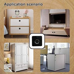 Blocco delle impronte digitali Smart Cabinet Serrature Biometrico Keyless Mobili Governo del cassetto <span class=keywords><strong>Armadio</strong></span> Serrature di Impronte Digitali per Cassetto Del Governo - Product Image 6