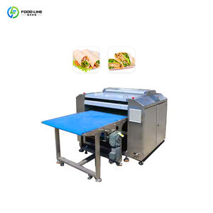 Machine à fabriquer des tortillas de farine automatique de 14 pouces très bien notée Fonctionnement sans erreur Machine à fabriquer et à cuire des tortillas de farine - Product Image 1