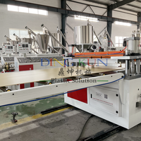 Machine de fabrication de panneaux en mousse sans PVC SJSZ-92-188, ligne de production de panneaux en mousse, extrudeuse de panneaux en mousse pour la publicité