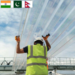 Nhà Máy Giá sợi thủy tinh rreinforced vật liệu polymer lợp chịu nhiệt phẳng hình thang trong suốt gạch <span class=keywords><strong>FRP</strong></span> Roof <span class=keywords><strong>Sheets</strong></span> - Product Image 1