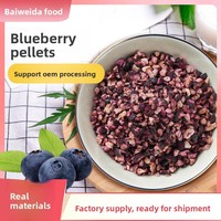 Lage minimale bestelhoeveelheid groothandel 100% natuurlijke gesneden diepvriesgedroogde blauwe bessen vacuüm verpakt 1000g voor bakken