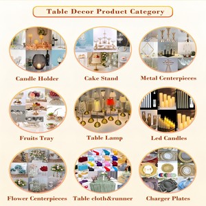 Centre de Table Mariage Doré: Candelabres Métalliques 5 Branches Économiques pour Décoration de Mariage - Product Image 5