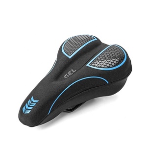 Housse de selle de vélo de montagne en silicone épaissi avec motif nid d'abeille - Product Image 5