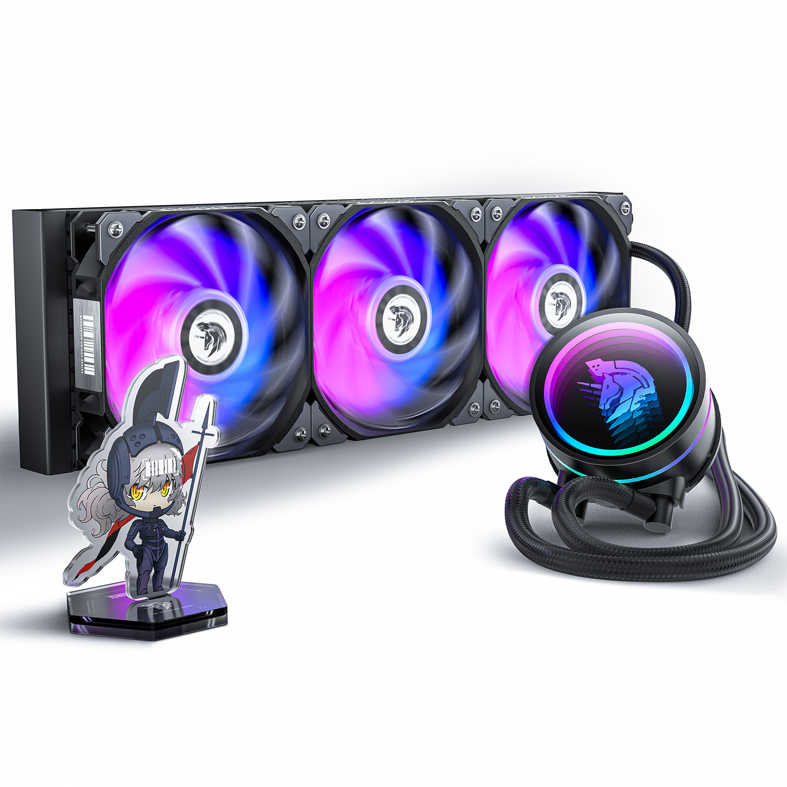 Neue 360-mm-CPU-Wasserkühlung mit 5-V-ARGB-Lüfter Starker Wasserkühler für Gaming-Computer ATX-Gehäuse türme LED-Flüssigkeits kühler für CPU