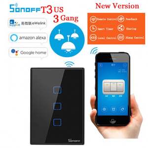 Sonoff TX T3 US 3C <strong>EasyLink</strong> WiFi remote control wall touch switch smart home - Product Image 6