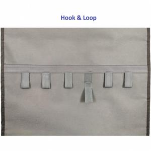 Porte-bijoux suspendu à fermeture éclair de grande capacité avec 80 poches, sac de rangement transparent pour économiser de l'espace, pour l'affichage des accessoires de bijouterie - Product Image 3