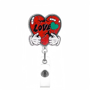 <span class=keywords><strong>C</strong></span> & J YANYE Halloween divertido Horror corazón estudiante médico GhostDoctor ID insignia Clip fácil tirar hebilla alfileres broche - Product Image 1
