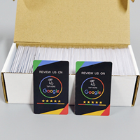 Support d'affichage NFC215 sans contact pour cartes RFID, réseaux sociaux, avis Google, QR Code et WhatsApp personnalisé