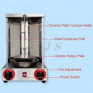 Machine commerciale de poulet Shawarma Prix d'usine Barbecue faisant la machine Shawarma <span class=keywords><strong>Robot</strong></span> Machine Doner <span class=keywords><strong>Kebab</strong></span> - Product Image 4