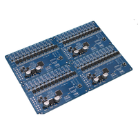 Carte de circuit imprimé FR4 bleue personnalisée, assemblage SMT, carte de circuit électronique pour équipement de contrôle audio/industriel, certifiée ISO/ROHS