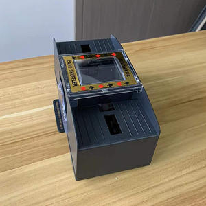 LANDER-MAN ไพ่คาสิโน2สำรับไพ่ <span class=keywords><strong>Shuffler</strong></span> อิเล็กทรอนิกส์ตัวแทนจำหน่ายไพ่โป๊กเกอร์เครื่องสับอัตโนมัติ - Product Image 5