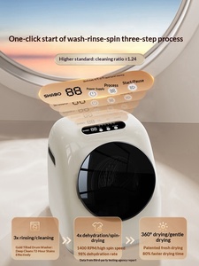 Lavadora de Ropa Interior Totalmente Automática con Acero Inoxidable, Lavado a 95°C y Alta Tasa de Deshidratación para Ropa Interior, Bragas y Calcetines - Product Image 2