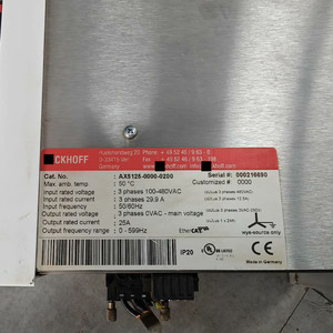 AX5215 ไดรฟ์ AX5125-0000-0200 AX5125-0000-0200 AX5215 ไดรฟ์ AX5125-0000-0200 AX5125-0000-0200 - Product Image 6