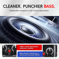 224XL Crossover audio stéréo 4 voies 1U pour montage en rack, diviseur de fréquence, processeur de basses, de médiums et de aigus pour scène, KTV, DJ