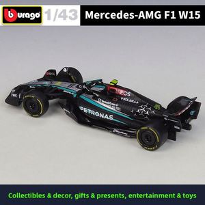 Voiture de course <span class=keywords><strong>Formule</strong></span> <span class=keywords><strong>1</strong></span> en alliage moulé sous pression, modèle de simulation à l'échelle <span class=keywords><strong>1</strong></span>:43, style F1, saison 2024, jouet de collection - Product Image 4