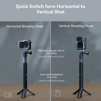 Pour SmallRig Cage de protection pour DJI Osmo Action 5 Pro 3 4 étui pour appareil photo en alliage d'aluminium chaussure froide-4119C Mic Action 5 Pro