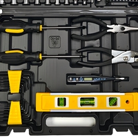 168 pièces, fabricant OEM, vente en gros, kits d'outils combinés, outils à main multifonctions, boîte d'outils dans un coffret rigide, acier à haute teneur en carbone