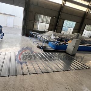 China 'S Volautomatische Ibr Dakplaat Maken <span class=keywords><strong>Machine</strong></span> Zink Stalen Dakpannen Kern Inclusief Lager Motor Pomp Plc Controle 380V - Product Image 6