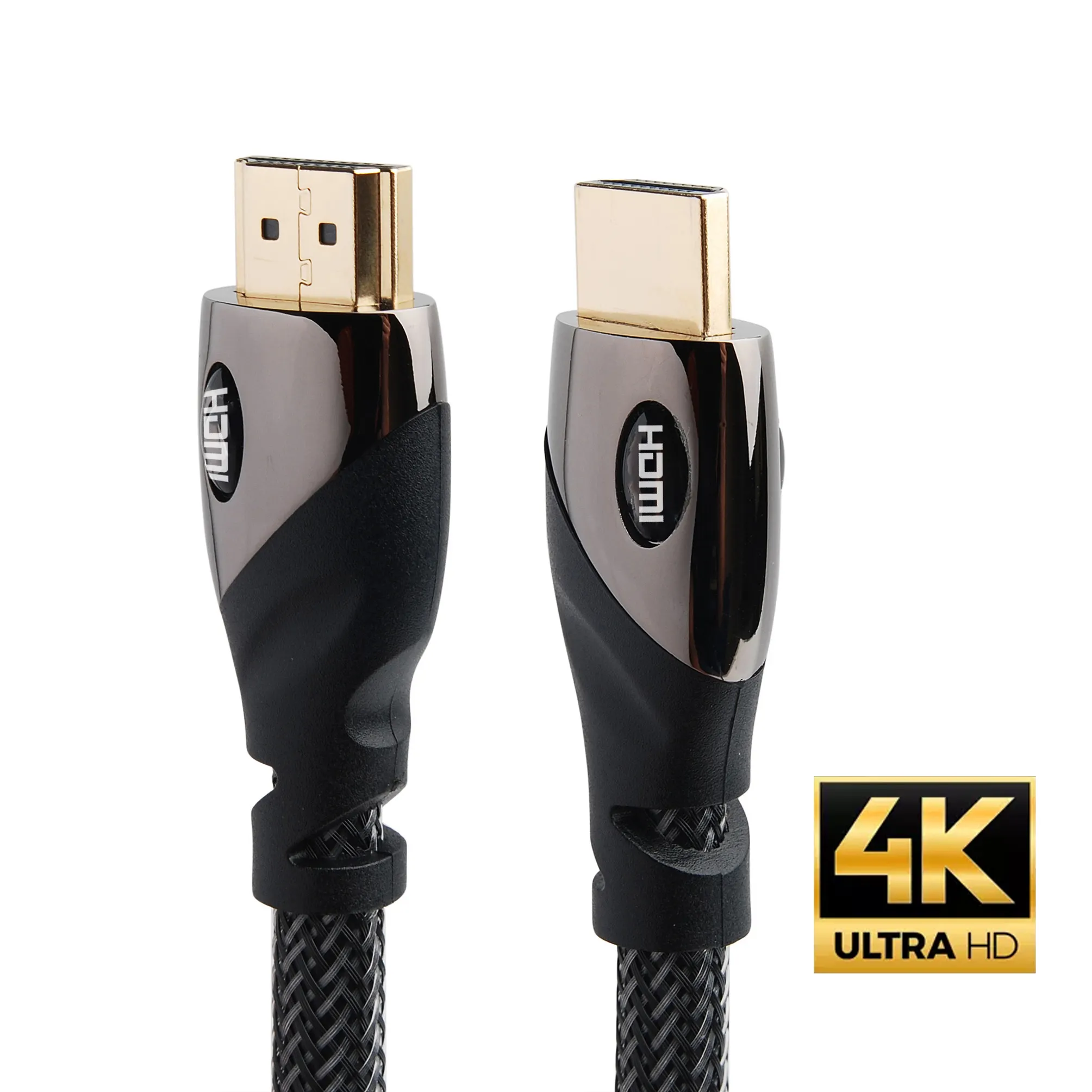 4K 60HZ Cabo Zinc Alloy Nylon Braid Copper 2.0 UHD Video Cabel HD TV Cable Hdmi TO HDMI OEM 4 k 1080p 3D kable HDMI 5 10 Meter