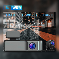 Mini caméra de tableau de bord pratique 1080P + 1080P double objectif Wifi App voiture boîte noire avec grand Angle 160 ° pour agent principal