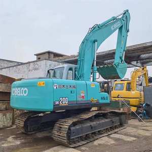 Excavadora de cadenas mediana Kobelco Sk200-6 Sk210LC-8 Sk230-6 de alta calidad, excavadora de bajo consumo, máquina usada japonesa Sk200 Sk 200D - Product Image 6