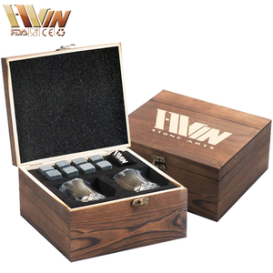 2 whisky gafas 1 bolsa de terciopelo <span class=keywords><strong>y</strong></span> 1 caja de madera como regalo de negocios para hombres o whisky amantes - Product Image 2