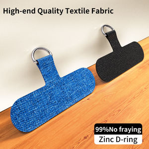 Coussinet de cordon universel durable en tissu Oxford avec clip arrière anti-perte avec logo personnalisé pour la fixation de la chaîne des téléphones mobiles - Product Image 3