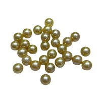 Perles d'eau douce naturelles de qualité AAAA en gros, perles rondes non percées, lustre intense, presque parfaites