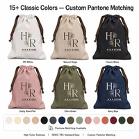 Sac à cordon de luxe à chevrons, prix d'usine, pour emballage de sacs à main, pochette cadeau personnalisée avec logo imprimé, sac anti-poussière en coton sergé