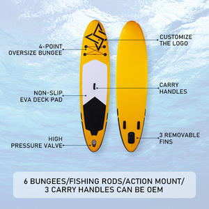 <span class=keywords><strong>Planche</strong></span> à pagaie <span class=keywords><strong>gonflable</strong></span> ABY EasyRider jaune avec pompe à double <span class=keywords><strong>action</strong></span> - Product Image 3