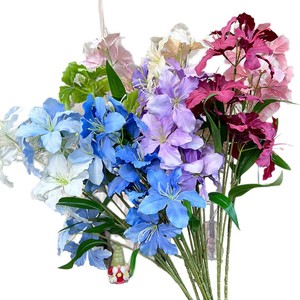 Lirios Artificiales de Seda, 10 Piezas, Decoraciones para Bodas, Accesorios para Fotografía en Exteriores, Decoración del Hogar - Product Image 5