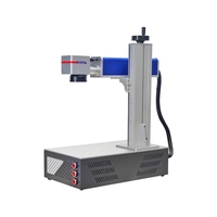 Machine de découpe et gravure de bijoux Laser à Fiber 50 W, imprimante Laser métallique de marquage de nom et de collier