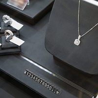 Étiquette de prix numérique en plastique réutilisable, portable, avec symboles multi-devises, marqueur de chiffres interchangeable pour bijoux, montres et magasins de détail