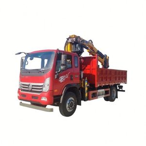 Factory Direct New Sinotruk 8t Folding <b>Arm</b> <b>Lorry</b> <b>Crane</b> Equipped With Wood Grapple for Log Handling - Product Image 1