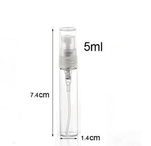 Flacon pulvérisateur en verre de 1 ml, 2 ml, rechargeable, pour échantillon de parfum, avec chiffon de nettoyage gratuit et pipette de 3 ml pour voyage et fête - Product Image 3
