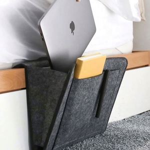 Hot Selling Convenient <b>Bed</b> <b>Sofa</b> Desk Hanging Organizer Felt Bedside <b>Storage</b> Bag <b>with</b> Pockets - Product Image 1
