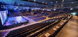 Andamio desmontable de fútbol, tribuna para asientos, gradas para exteriores, Tribuna temporal, Tribuna de acero, asientos de soporte para estadio - Product Image 4