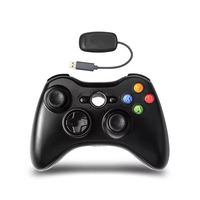 Manette de jeu sans fil 2,4 GHz avec moteur de vibration pour Xbox 360, récepteur USB inclus
