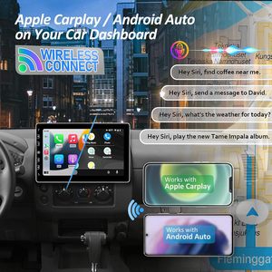 Reproductor de DVD para Auto con Navegador GPS, Radio Estéreo, Android Auto y Carplay Universal de 2 Din - Product Image 2