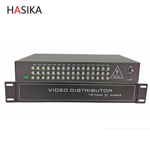 Répartiteur actif BNC HD CCTV 16 entrées 32 sorties pour vidéosurveillance analogique AHD HD-TVI <span class=keywords><strong>HDCVI</strong></span> 5.00MP sur câbles RG59 RG6 - Product Image 1