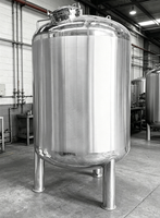 Réservoir de stockage et de mélange vertical de 5000L en acier inoxydable SUS316L pour liquides chimiques de traitement de l'eau, avec pompe à engrenages à économie d'énergie, marque HENGYU