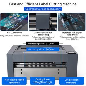 Máquina de Impresión de Etiquetas YITU, Impresora de Etiquetas Eficiente, Máquina de Corte de Vinilo A3+, <span class=keywords><strong>Plotter</strong></span>, Impresora Plana de Etiquetas Adhesivas - Product Image 4