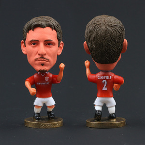 Souvenir de football Manchester United Ferguson Sheringham pour l'édition 98, ensemble de figurines sportives en PVC - Product Image 2