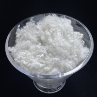 Fibre de polyester siliconée HCS creuse recyclée sans BPA pour rembourrage de literie