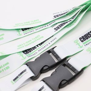 Resort Souvenir Gift Breakaway Buckle Neck Strap Cruise Staff ID Card Holder <b>Lanyard</b> Custom Wide Detachable Keychain <b>Lanyards</b> - Product Image 4