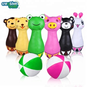 Di alta qualità Su Ordinazione a buon mercato del fumetto animali di peluche palla da <span class=keywords><strong>bowling</strong></span> set <span class=keywords><strong>per</strong></span> I <span class=keywords><strong>Bambini</strong></span> - Product Image 4